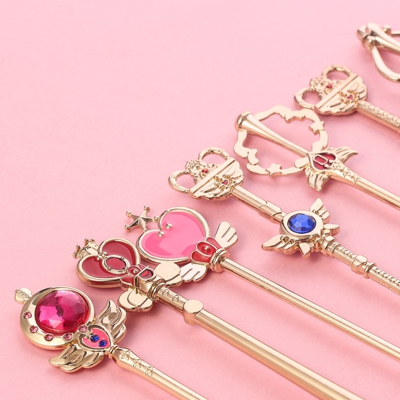 Sailor Moon 🌙 Metal Makeup Brush Toolset with bag - Picture 7 of 8